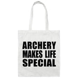 Archery Makes Life Special - Tote Bag White