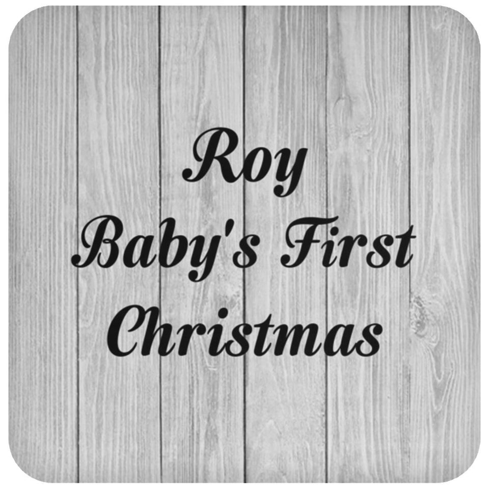 Roy Baby's First Christmas - Drink Coaster F