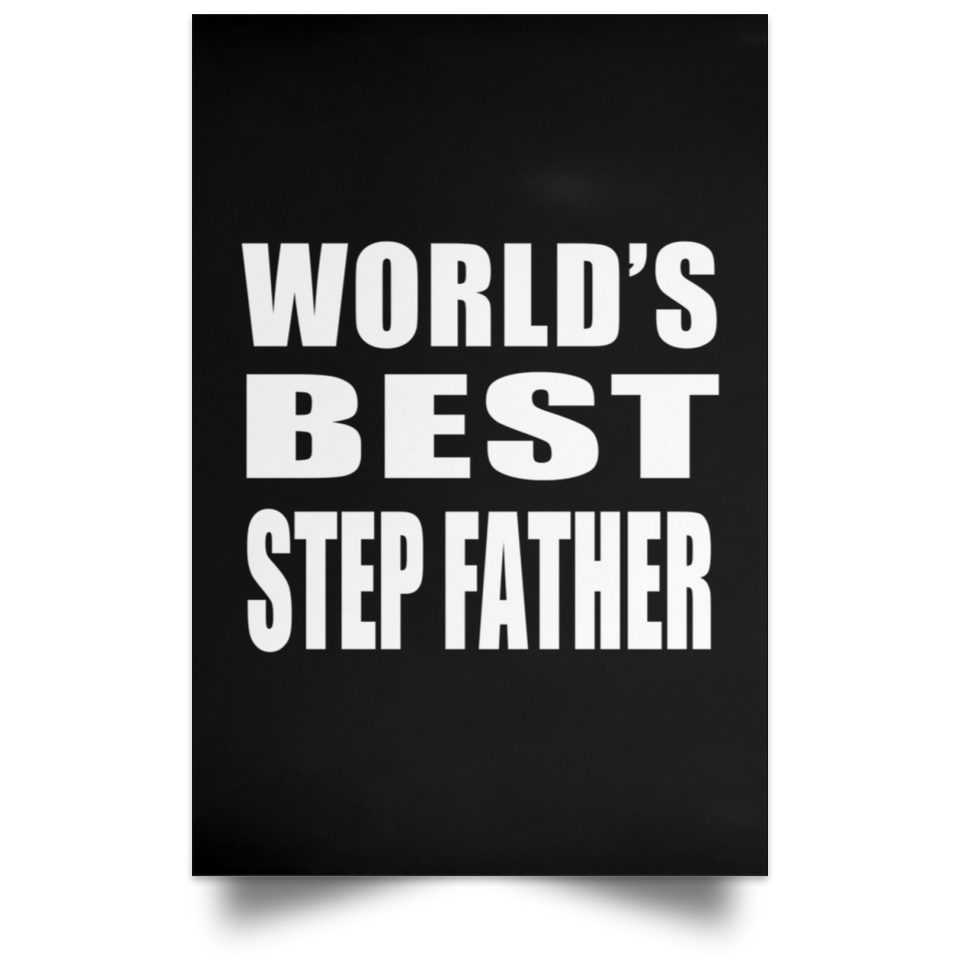 World's Best Step Father - Poster Portrait