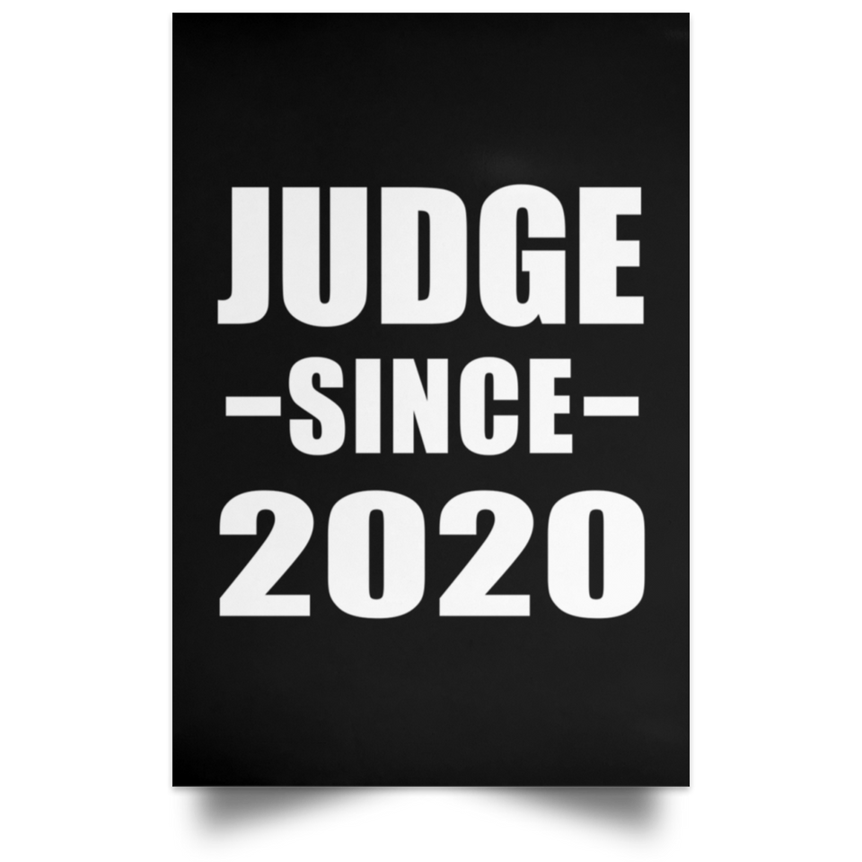 Judge Since 2020 - Poster Portrait