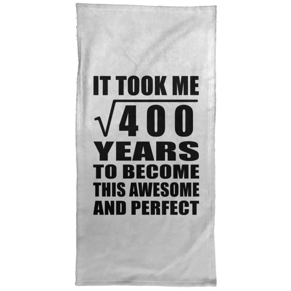 20th Birthday Took Square Root of 400 Years To Awesome - Hand Towel