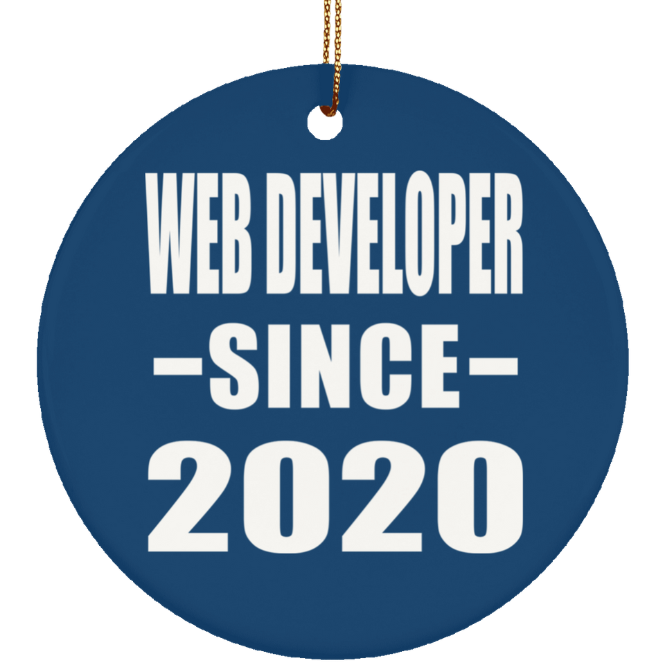 Web Developer Since 2020 - Circle Ornament