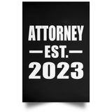 Attorney Established EST. 2023 - Poster Portrait