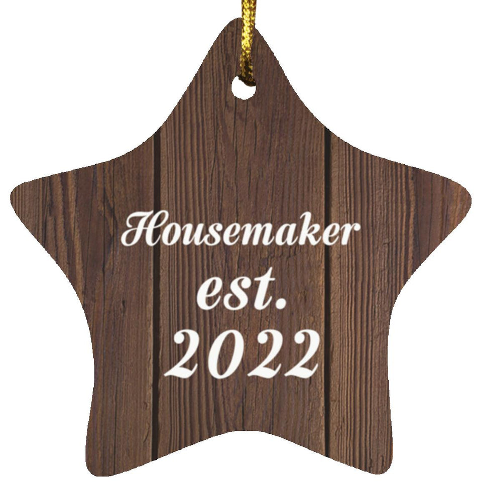 Housemaker Established Est. 2022 - Star Ornament D