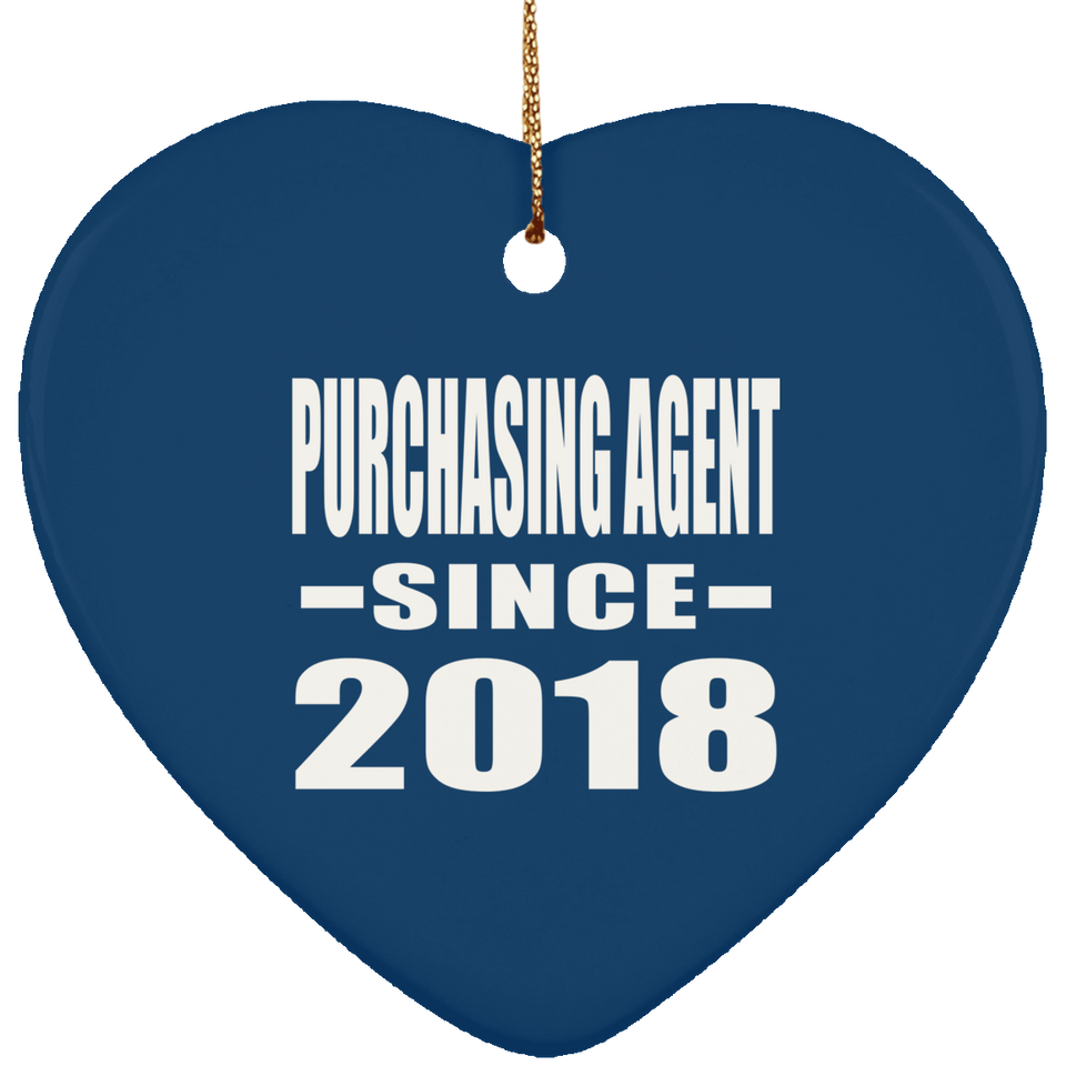 Purchasing Agent Since 2018 - Heart Ornament