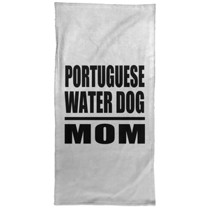 Portuguese Water Dog Mom - Hand Towel