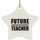 Future Teacher - Star Ornament