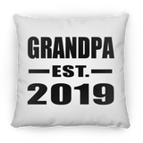 Grandpa Established EST. 2019 - Throw Pillow