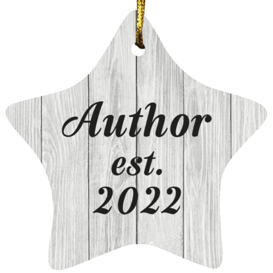 Author Established Est. 2022 - Star Ornament F