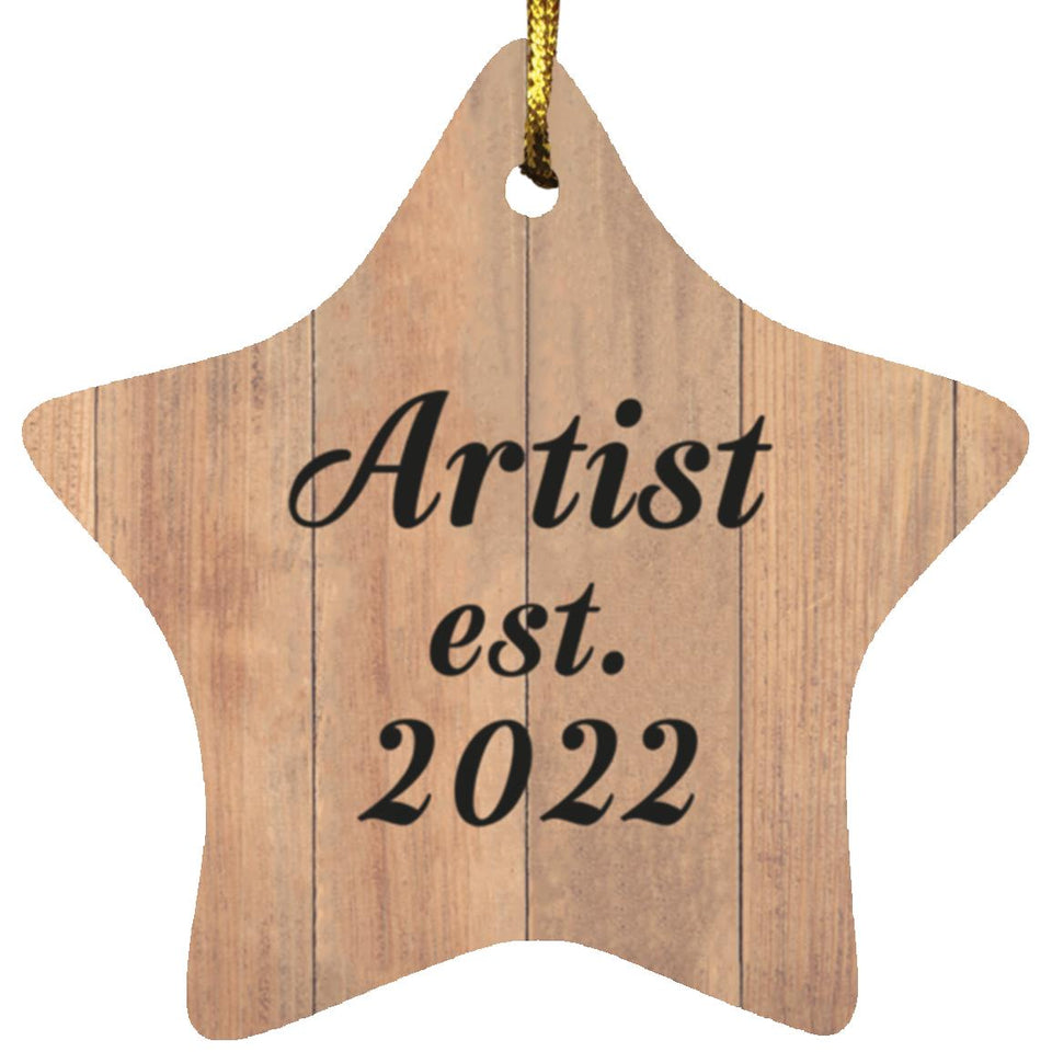 Artist Established Est. 2022 - Star Ornament C