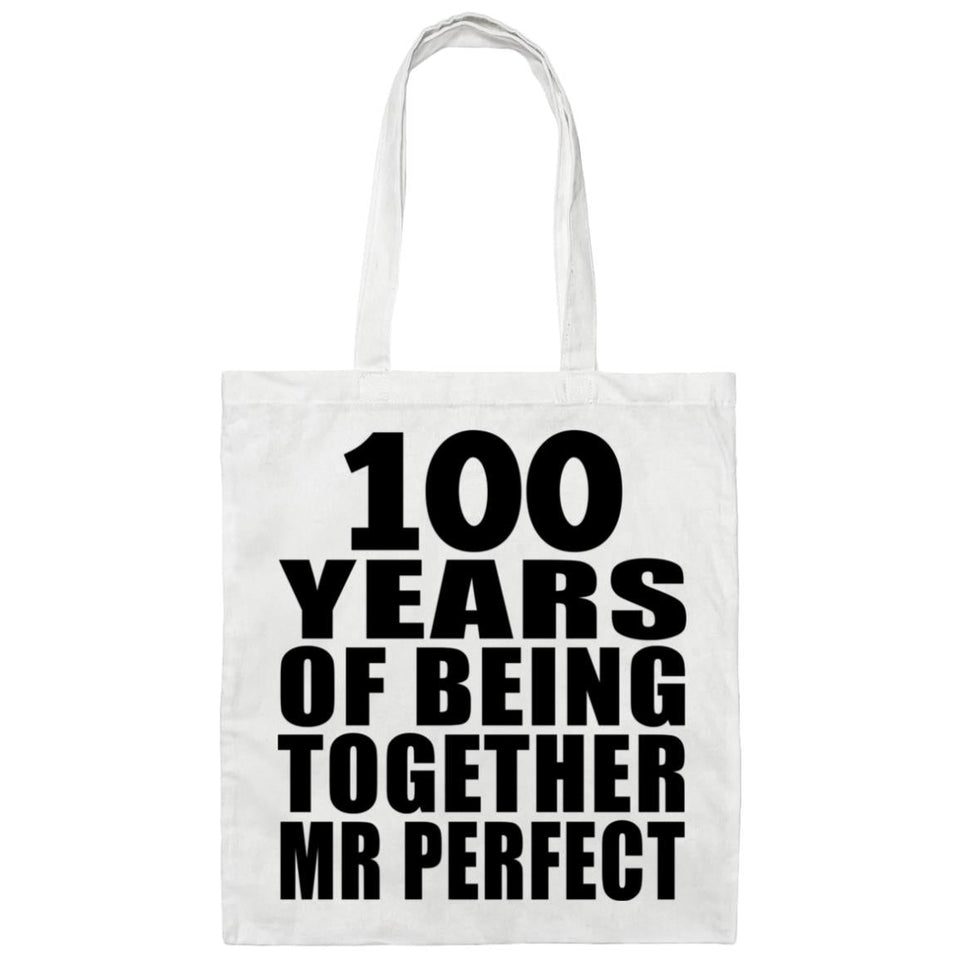100th Anniversary 100 Years Of Being Mr Perfect - Tote Bag White