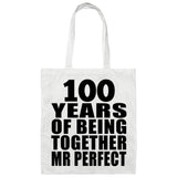 100th Anniversary 100 Years Of Being Mr Perfect - Tote Bag White