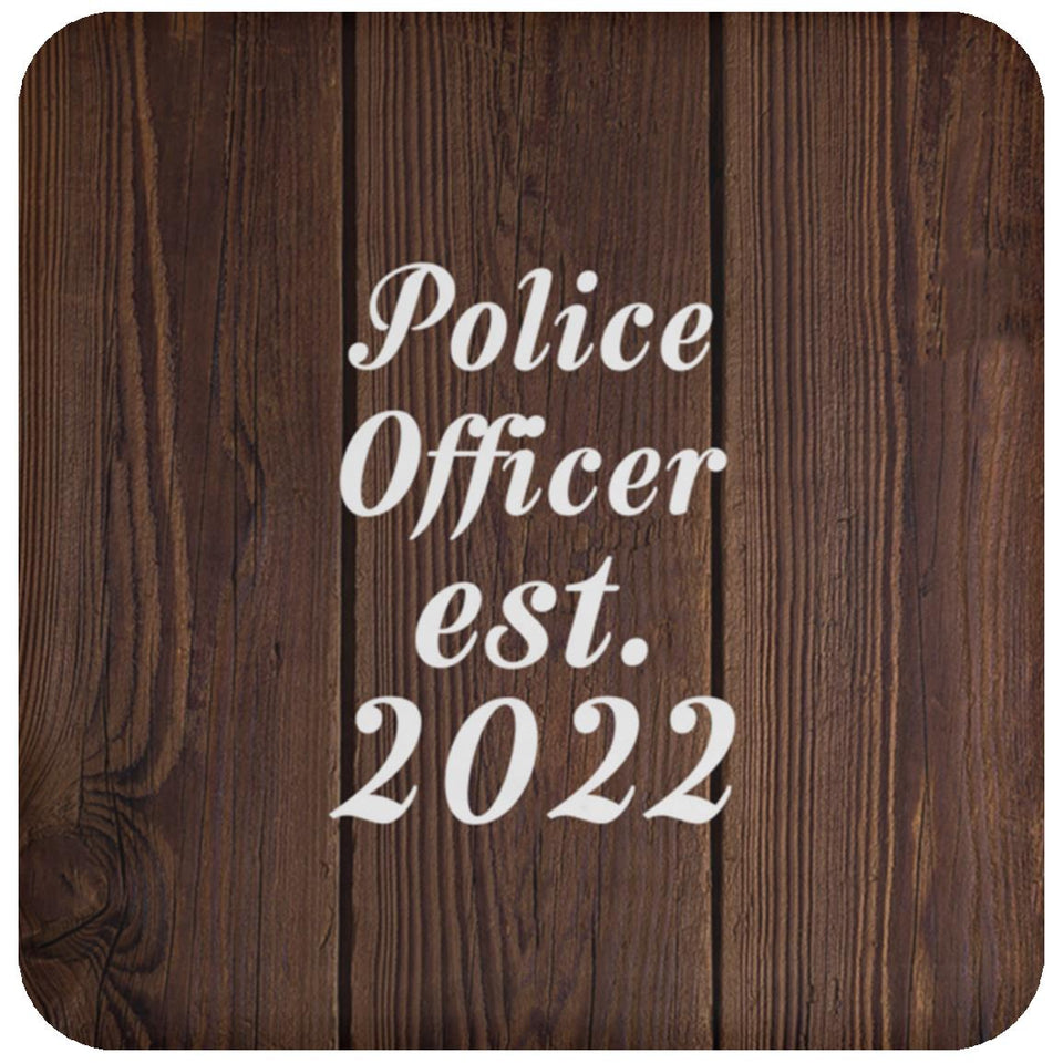 Police Officer Established Est. 2022 - Drink Coaster D
