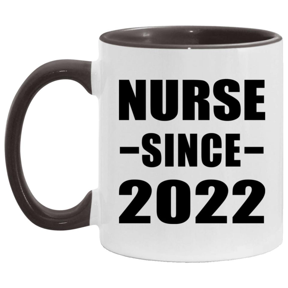 Nurse Since 2022 - 11oz Accent Mug Black