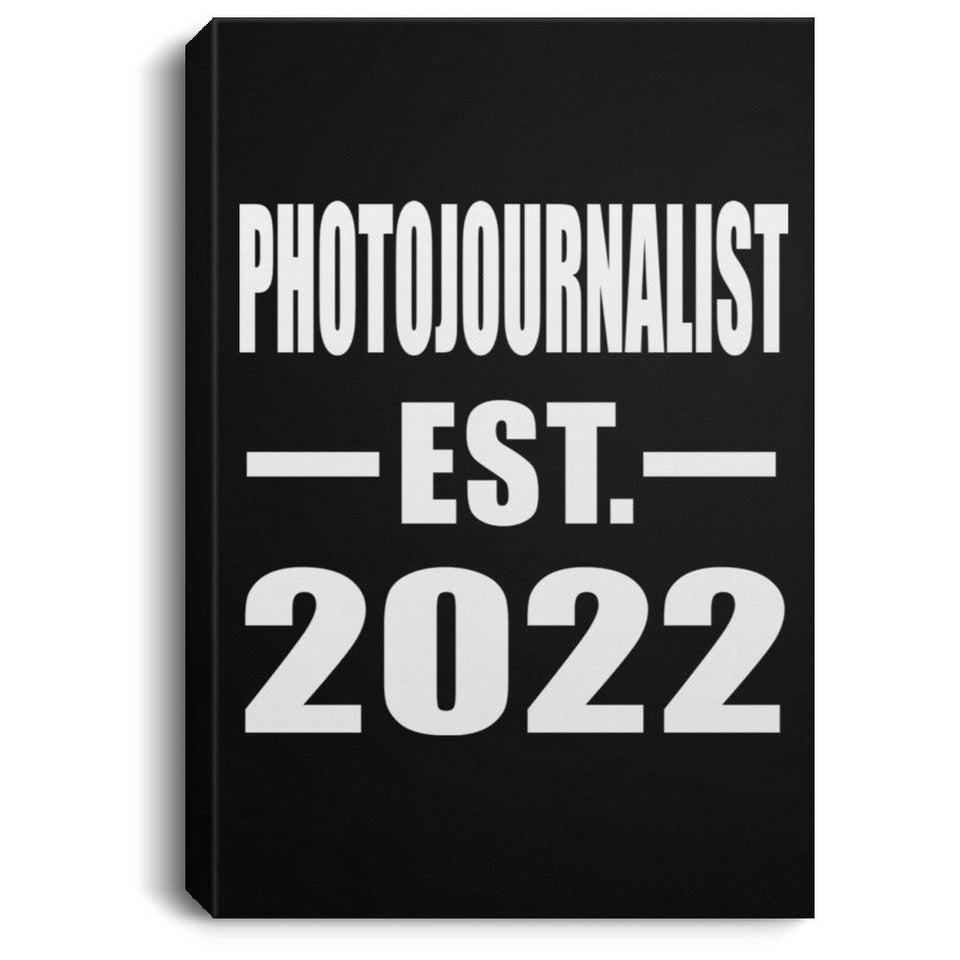 Photojournalist Established EST. 2022 - Canvas Portrait