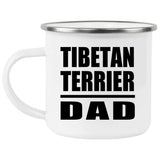 Tibetan Terrier Dad - 12oz Camping Mug