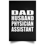 Dad Husband Physician Assistant - Poster Portrait