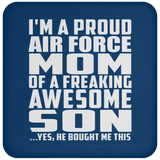 Proud Air Force Mom Of Awesome Son - Drink Coaster