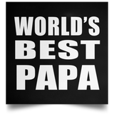 World's Best Papa (Grandpa) - Poster Square