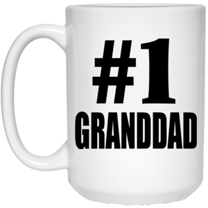 Number One #1 Granddad - 15 Oz Coffee Mug