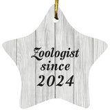 Zoologist Since 2024 - Star Ornament F