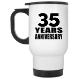 35th Anniversary 35 Years - White Travel Mug
