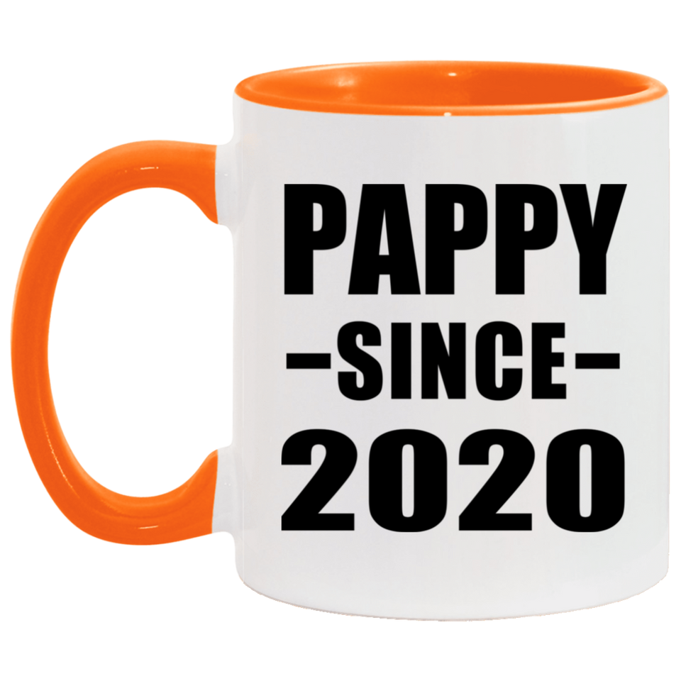 Pappy Since 2020 - 11oz Accent Mug Orange