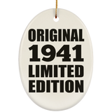 83rd Birthday Original 1941 Limited Edition - Oval Ornament