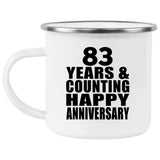 Happy 83rd Anniversary 83 Years & Counting - 12oz Camping Mug