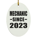 Mechanic Since 2023 - Oval Ornament