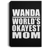 Wanda World's Okayest Mom - Canvas Portrait