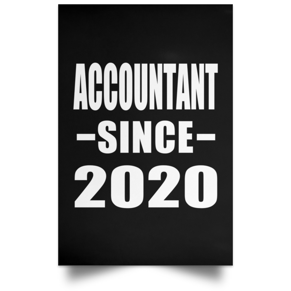 Accountant Since 2020 - Poster Portrait