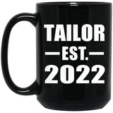 Tailor Established EST. 2022 - 15oz Coffee Mug Black