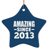 11th Birthday Amazing Since 2013 - Star Ornament