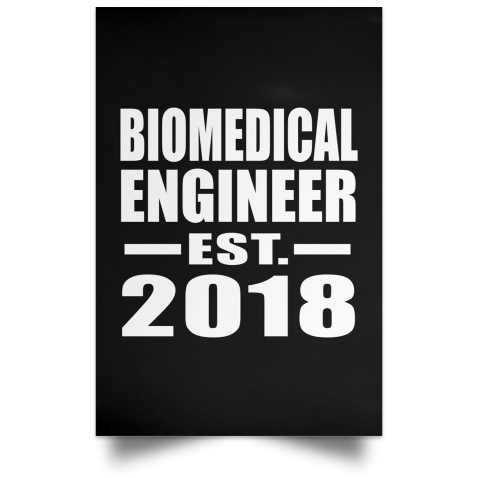 Biomedical Engineer Established EST. 2018 - Poster Portrait