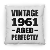 63rd Birthday Vintage 1961 Aged Perfectly - Throw Pillow