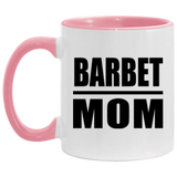 Barbet Mom - 11oz Accent Mug Pink