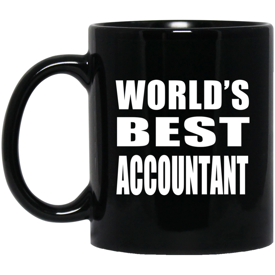 World's Best Accountant - 11 Oz Coffee Mug Black
