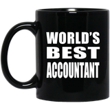 World's Best Accountant - 11 Oz Coffee Mug Black