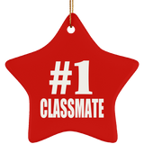Number One #1 Classmate - Star Ornament