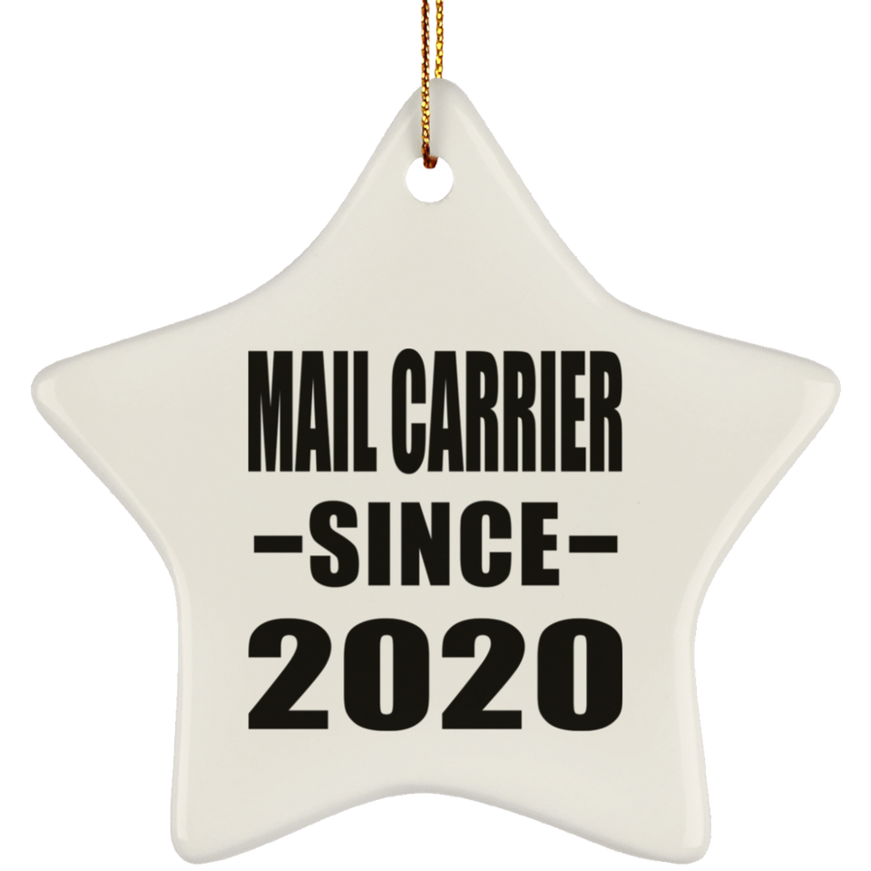 Mail Carrier Since 2020 - Star Ornament