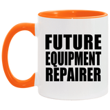 Future Equipment Repairer - 11oz Accent Mug Orange