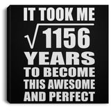 34th Birthday Took Square Root of 1156 Years To Awesome - Canvas Square