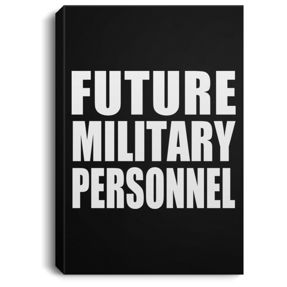 Future Military Personnel - Canvas Portrait