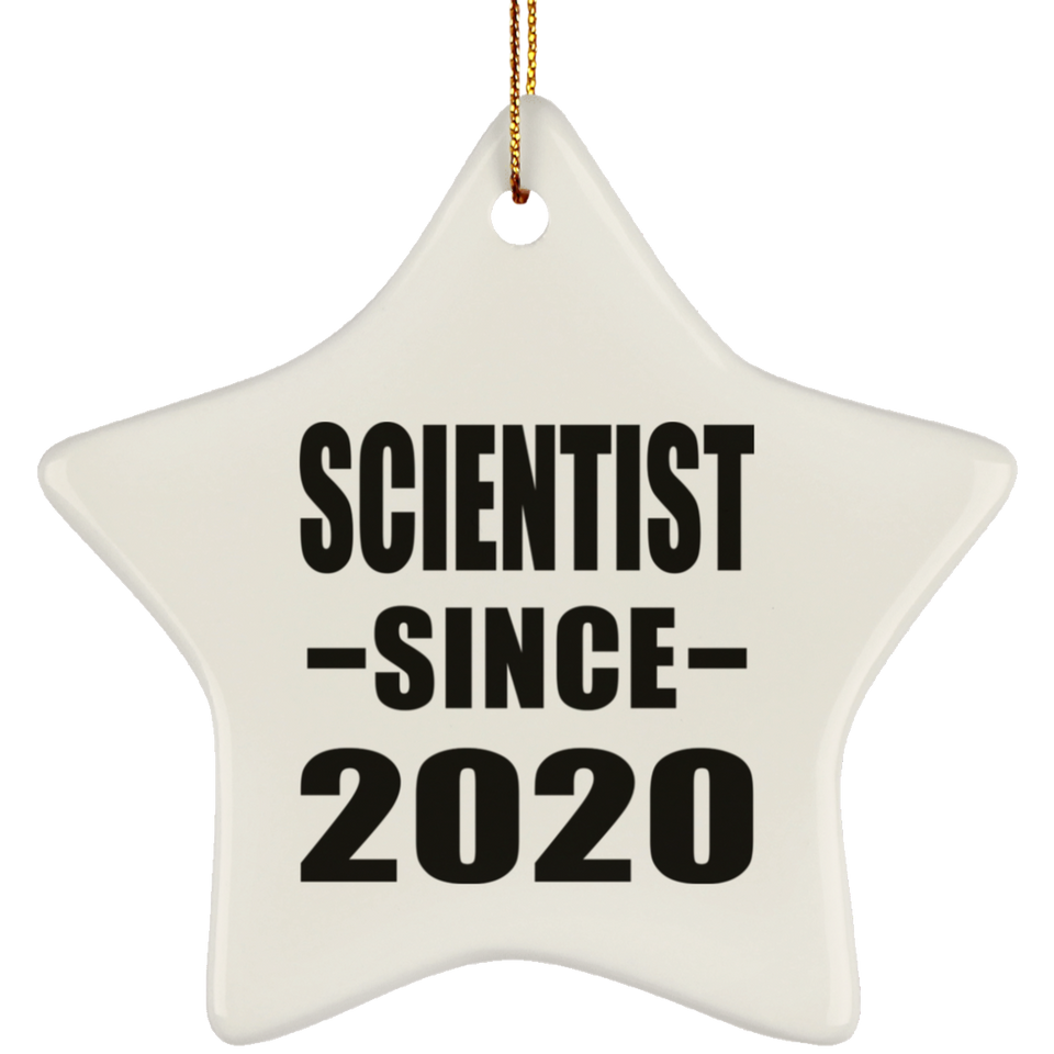 Scientist Since 2020 - Star Ornament