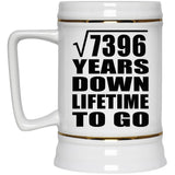 86th Anniversary Square Root of 7396 Years Lifetime To Go - Beer Stein
