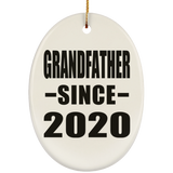 Grandfather Since 2020 - Oval Ornament