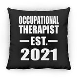 Occupational Therapist Established EST. 2021 - Throw Pillow Black