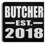 Butcher Established EST. 2018 - Canvas Square