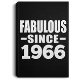 58th Birthday Fabulous Since 1966 - Canvas Portrait